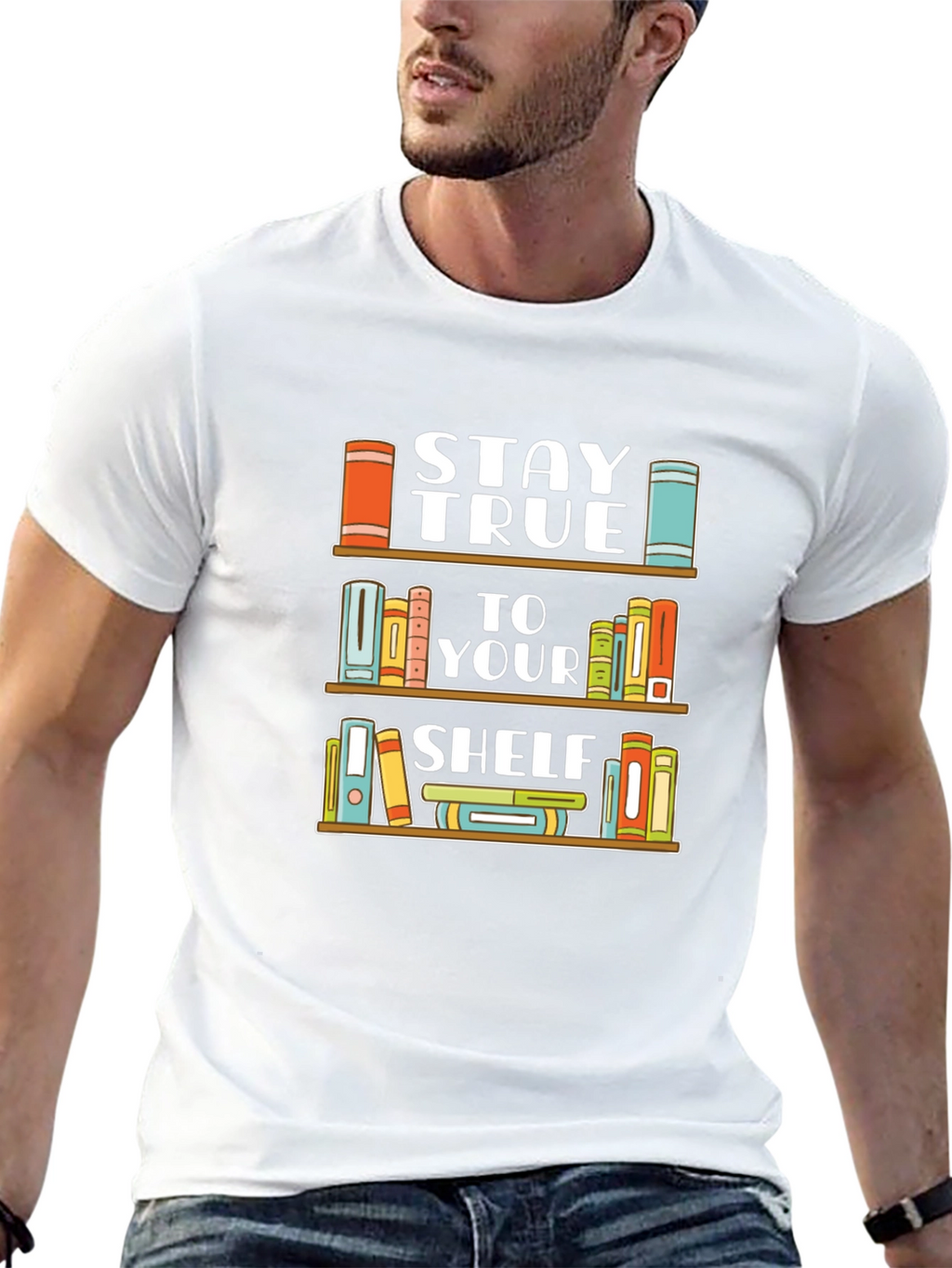 Stay True To Your Shelf Black T-Shirt