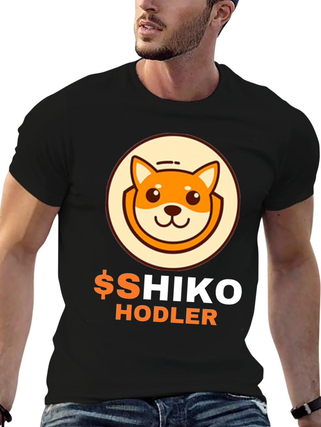 Shiko Hodler T-Shirt Crypto Dog Meme Tee
