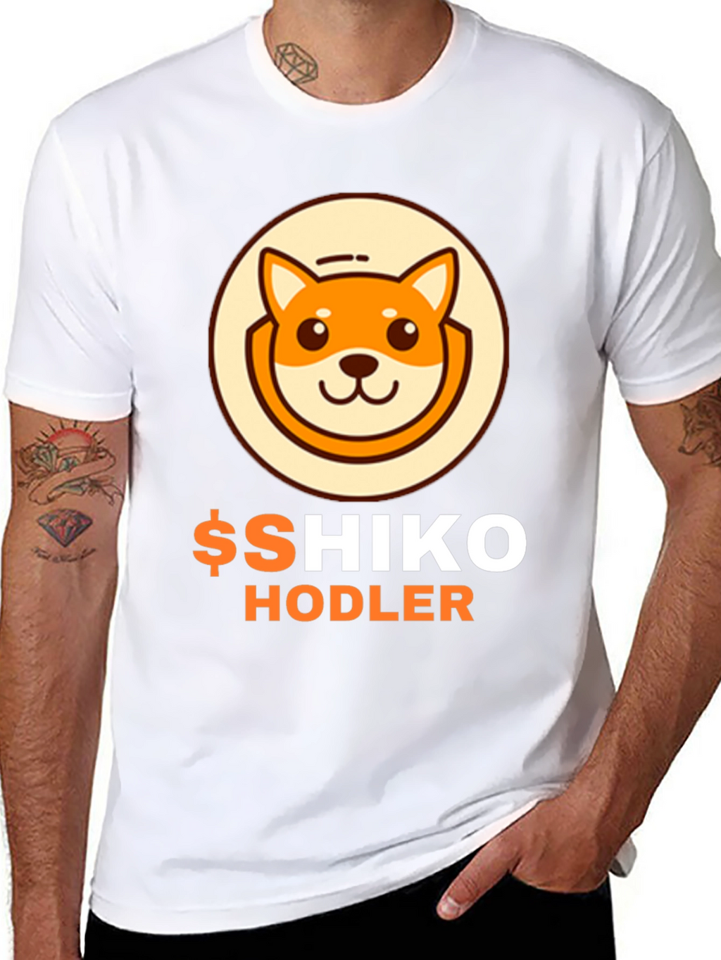 Shiko Hodler T-Shirt Crypto Dog Meme Tee