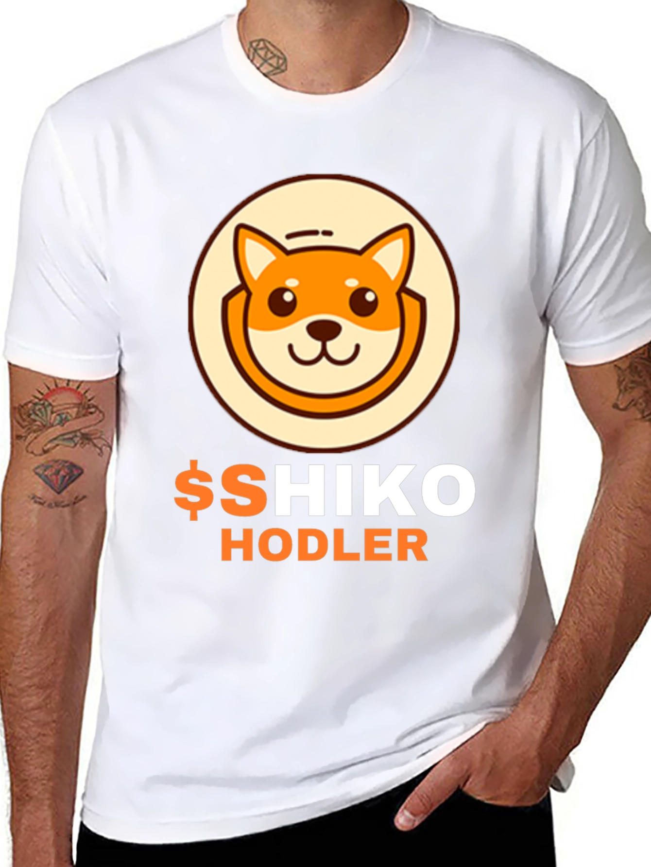 Shiko Hodler T-Shirt Crypto Dog Meme Tee