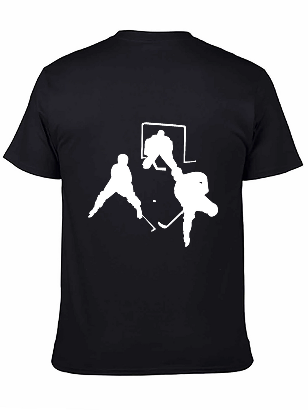 Hockey Silhouette Black Tee