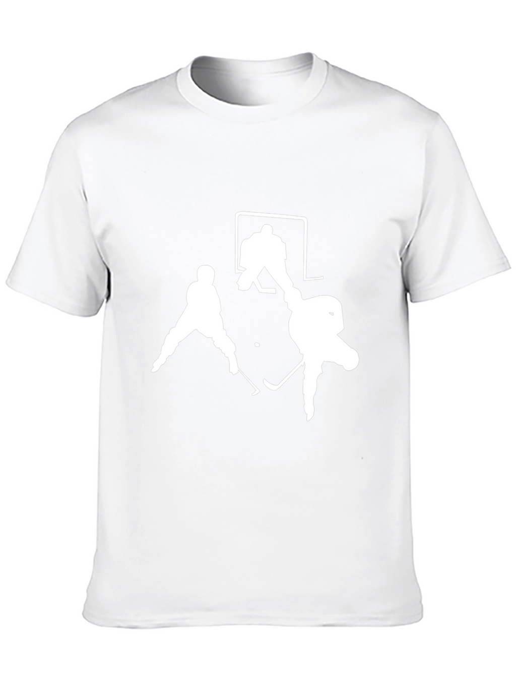 Hockey Silhouette Black Tee