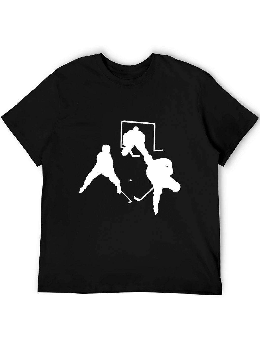 Hockey Silhouette Black Tee