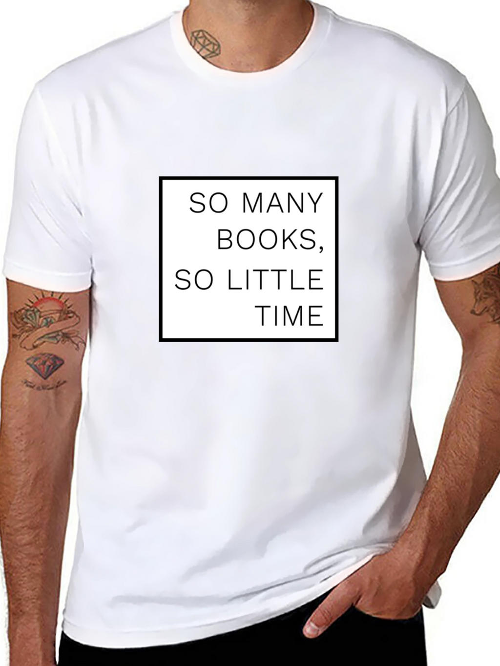 So Many Books So Little Time Black T-Shirt