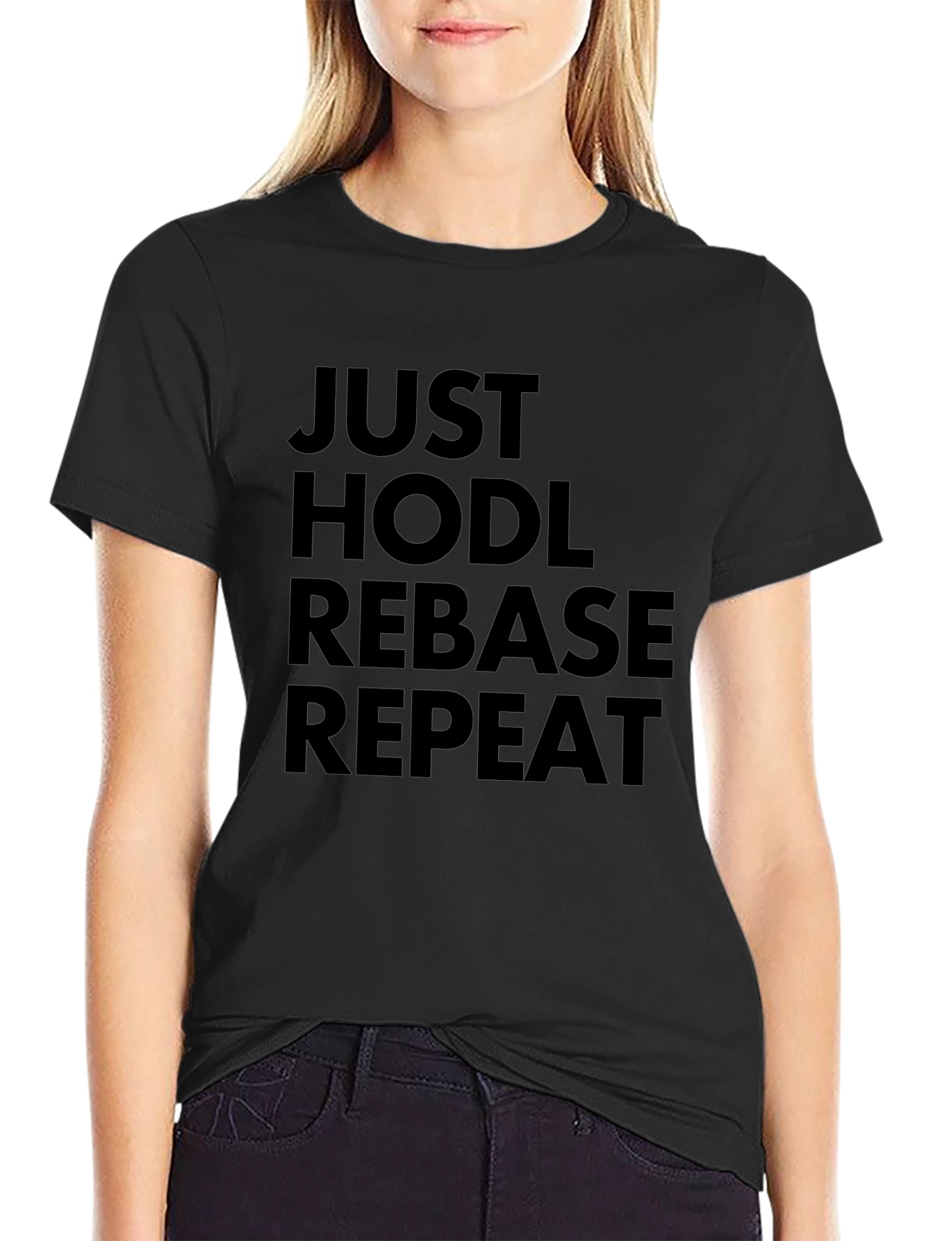 Just HODL Rebase Repeat Crypto T-Shirt