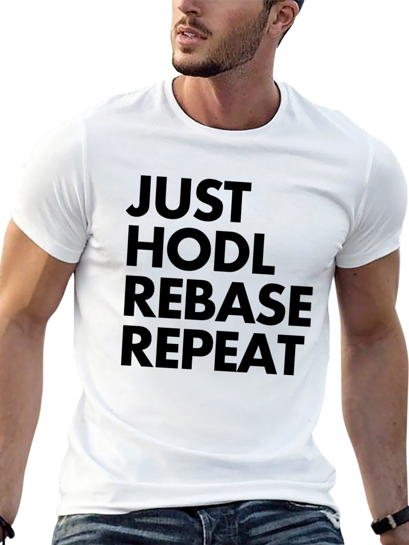 Just HODL Rebase Repeat Crypto T-Shirt