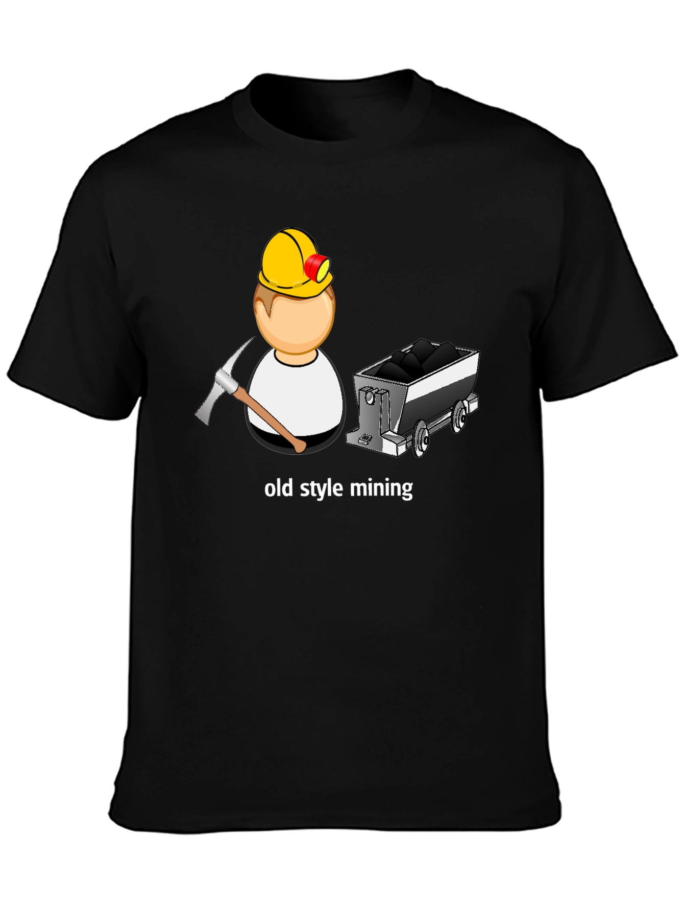 Old Style Mining Black T-Shirt