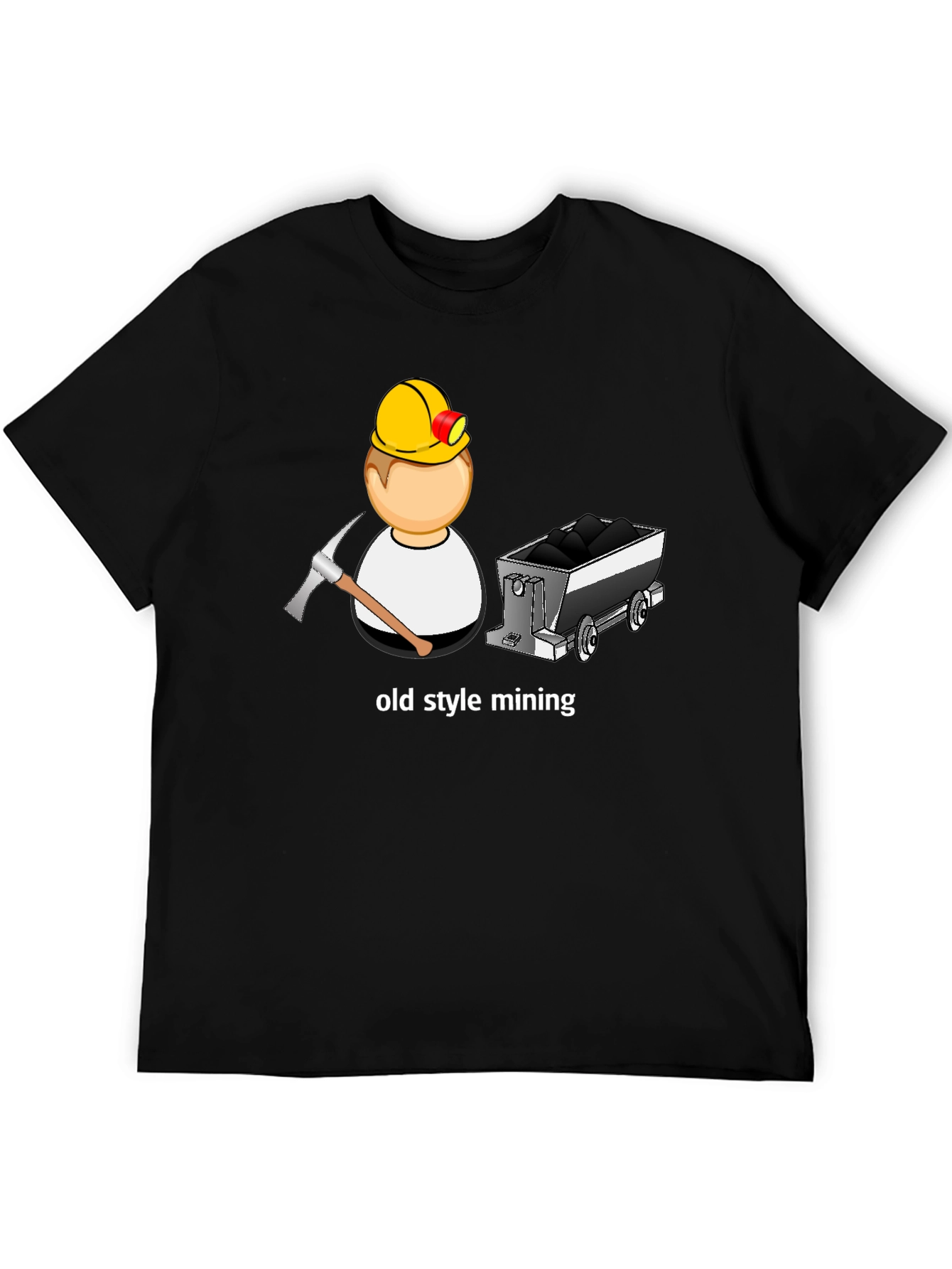 Old Style Mining Black T-Shirt