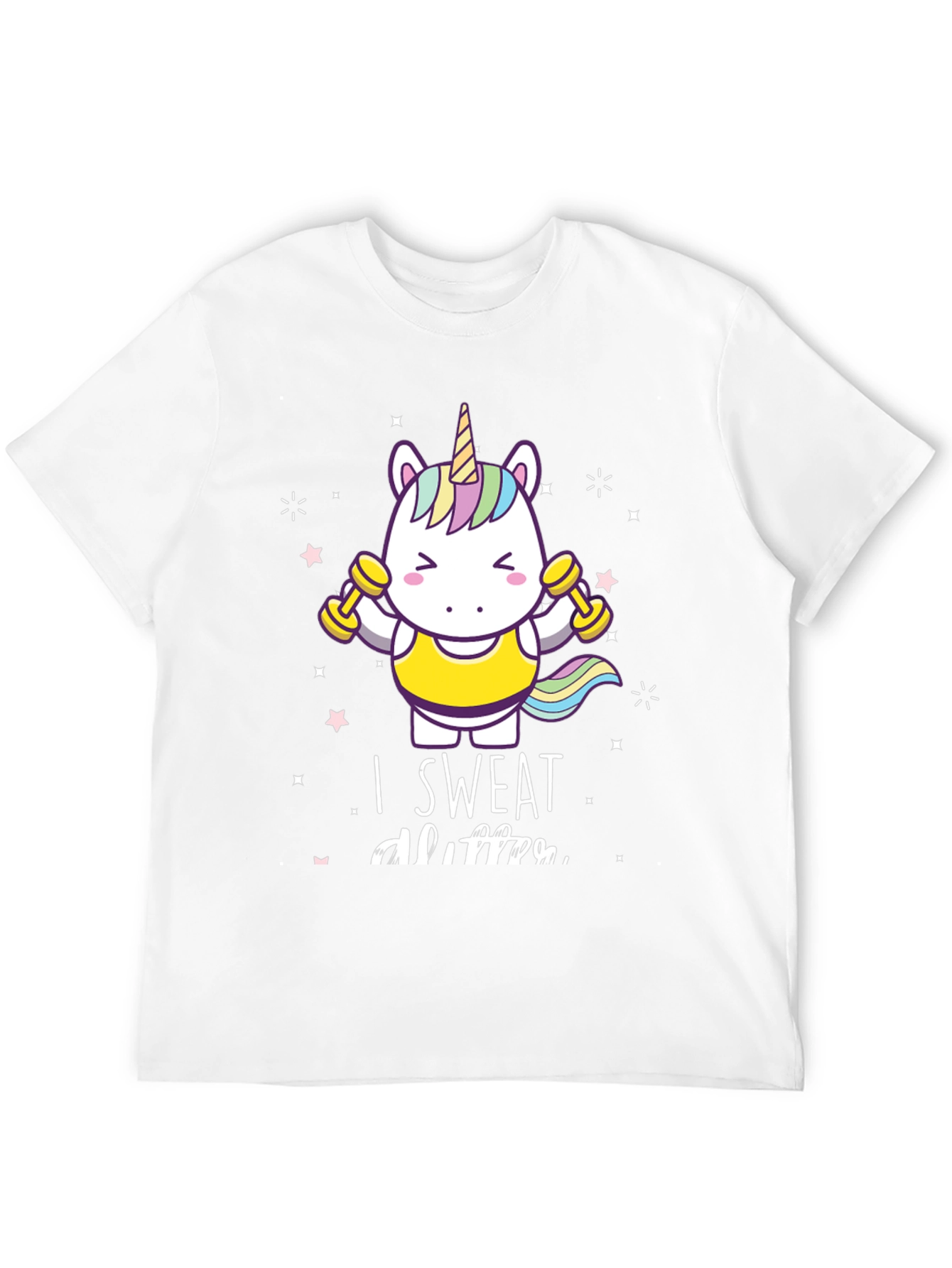 Unicorn Gym T-Shirt - I Sweat Glitter