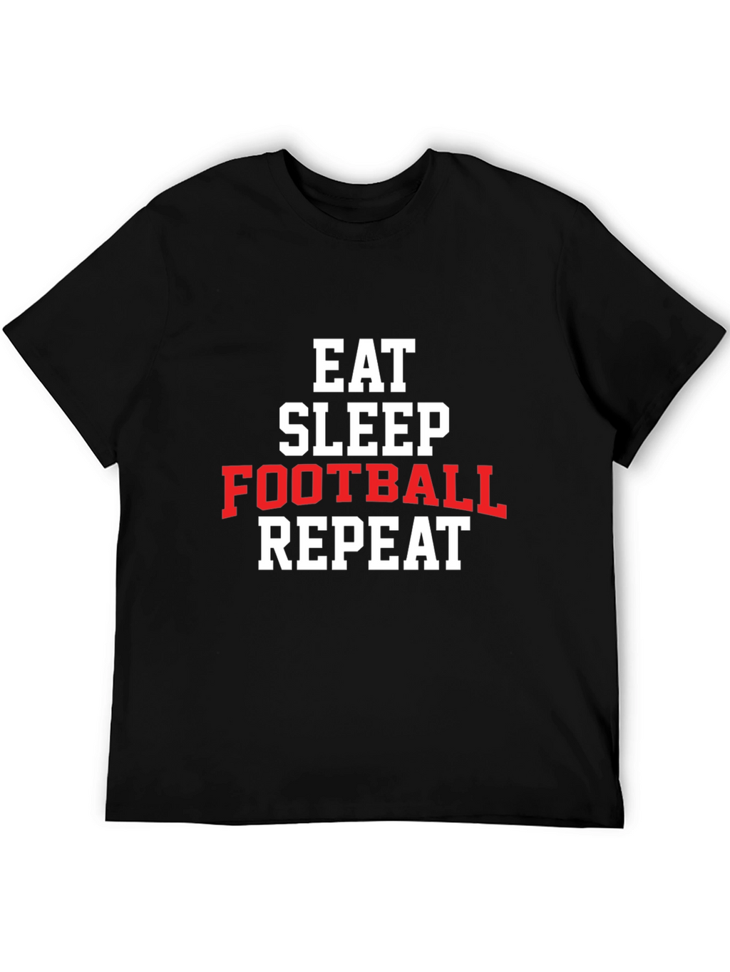 Eat Sleep Football Repeat T-Shirt