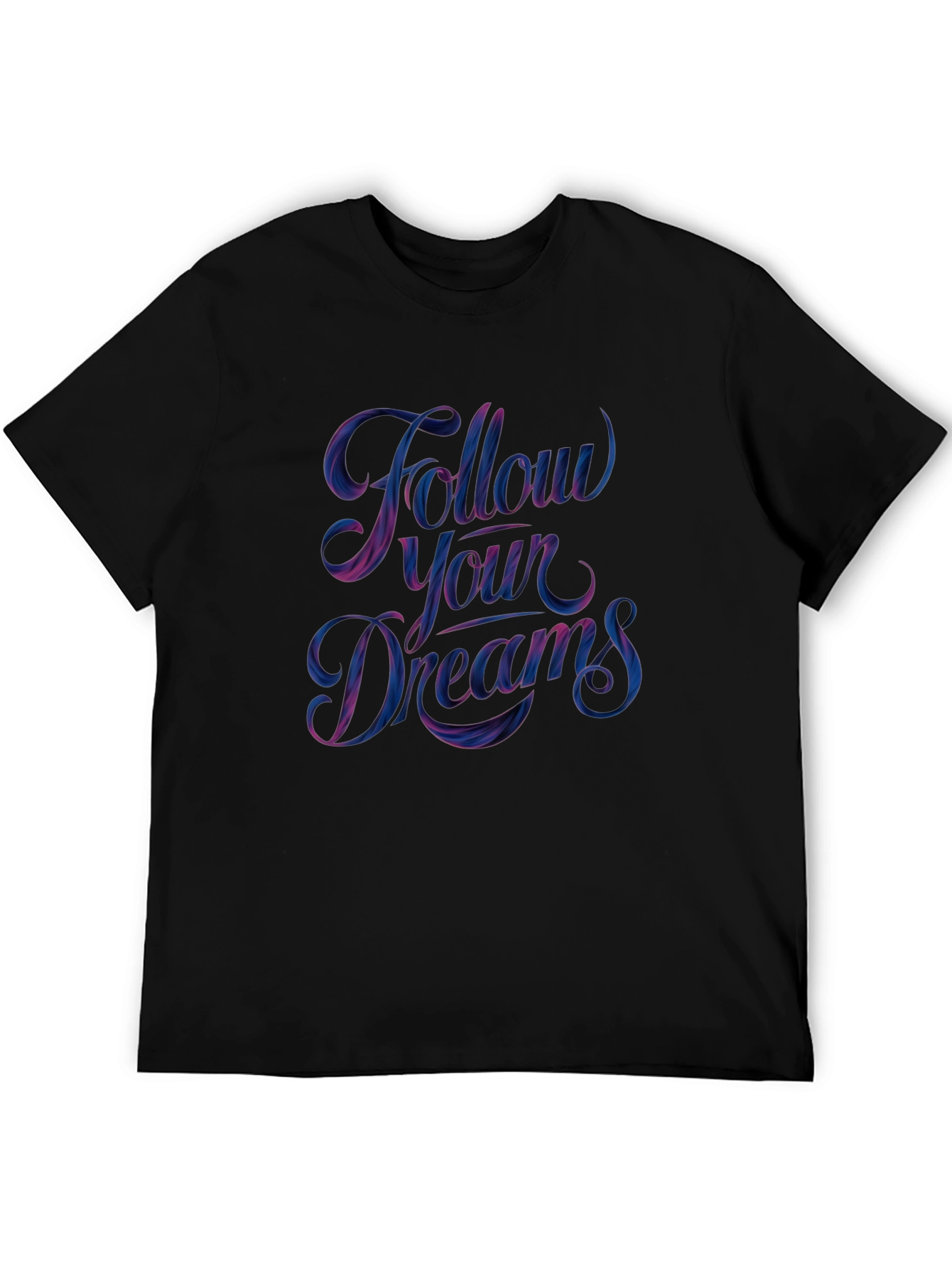 Follow Your Dreams Graphic Tee - Black
