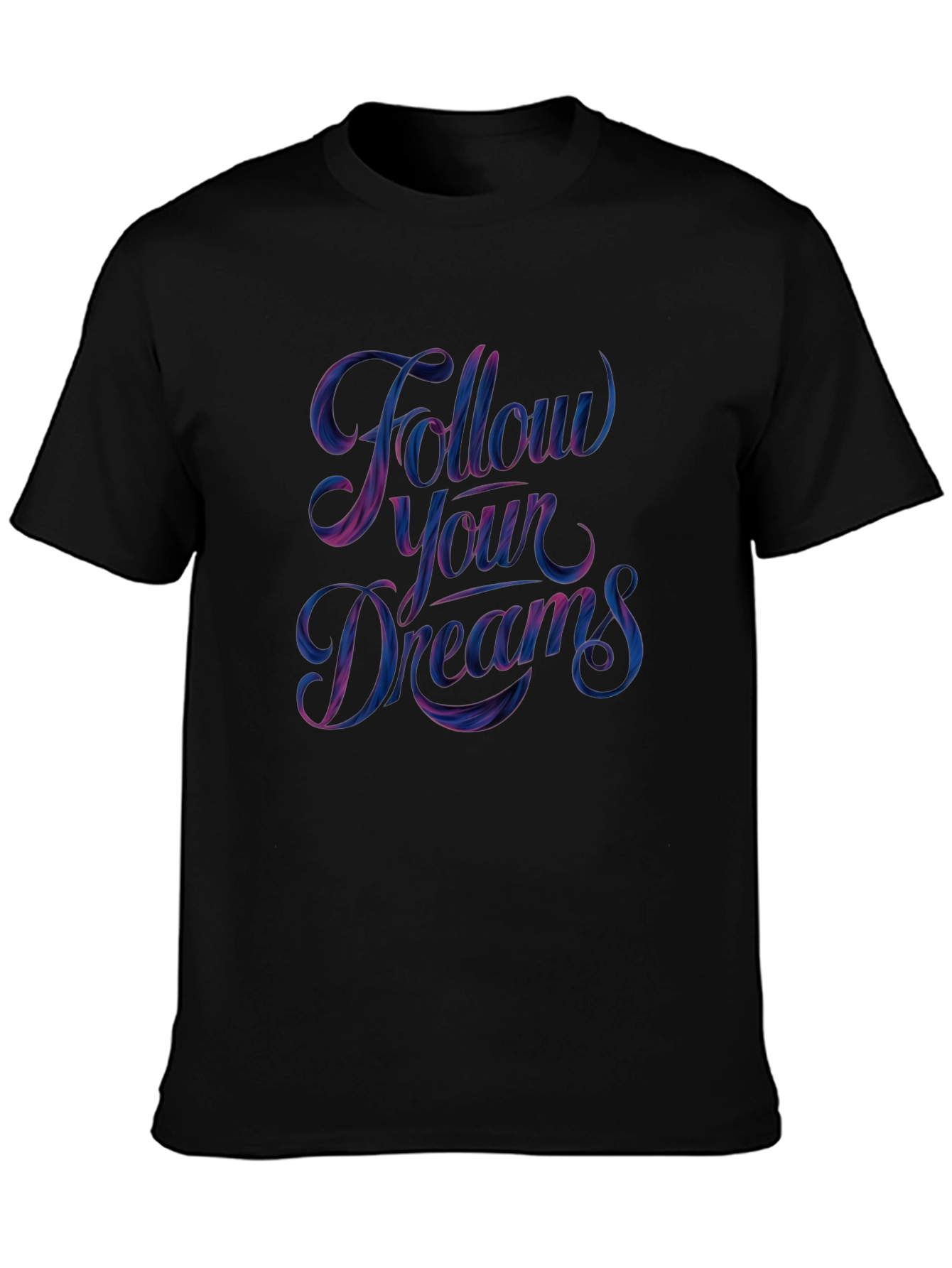 Follow Your Dreams Graphic Tee - Black
