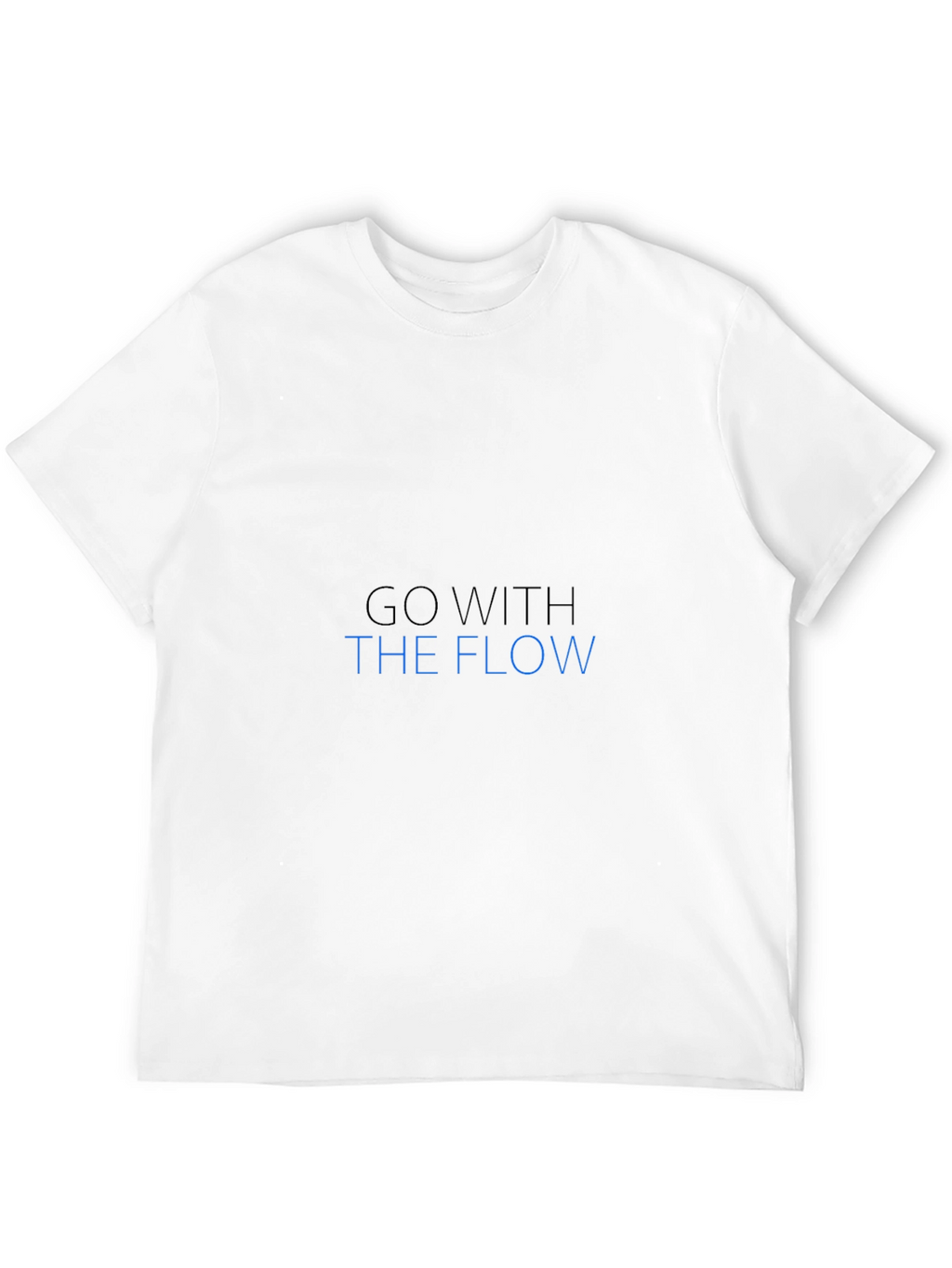 Go With The Flow Black T-Shirt