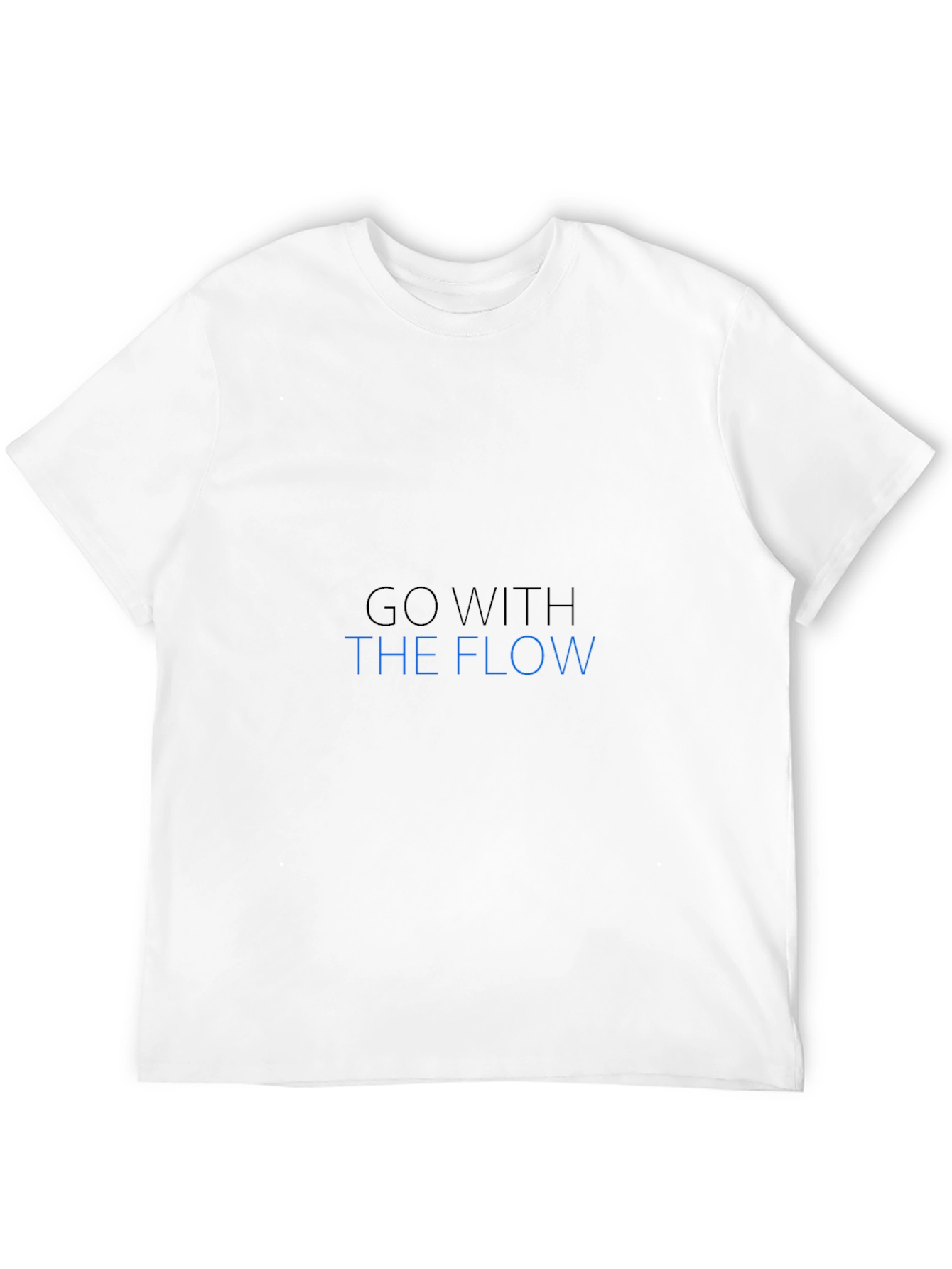 Go With The Flow Black T-Shirt