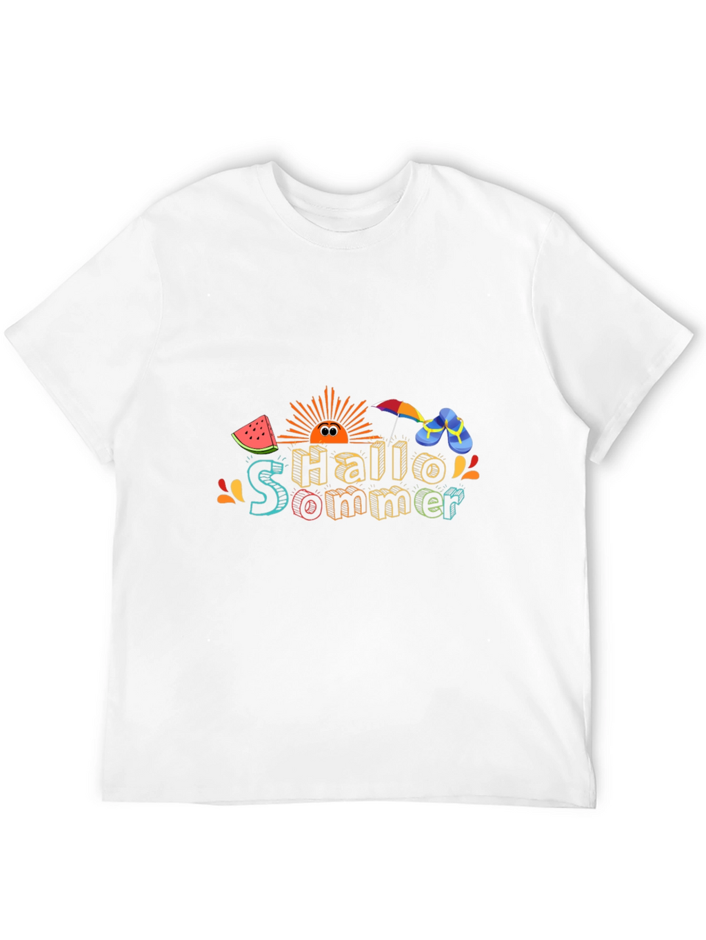 Fun Summer Vibes Black T-Shirt