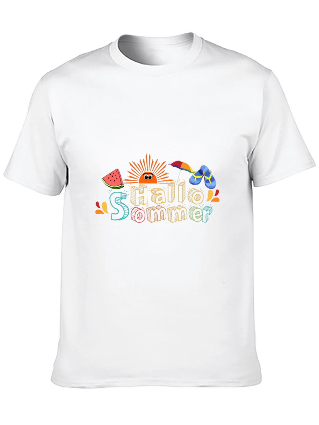 Fun Summer Vibes Black T-Shirt