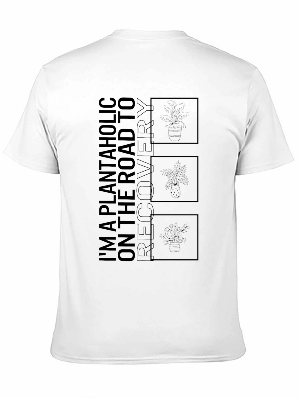Plantaholic Recovery T-Shirt - Black
