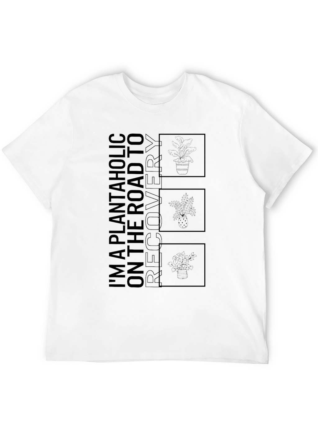 Plantaholic Recovery T-Shirt - Black