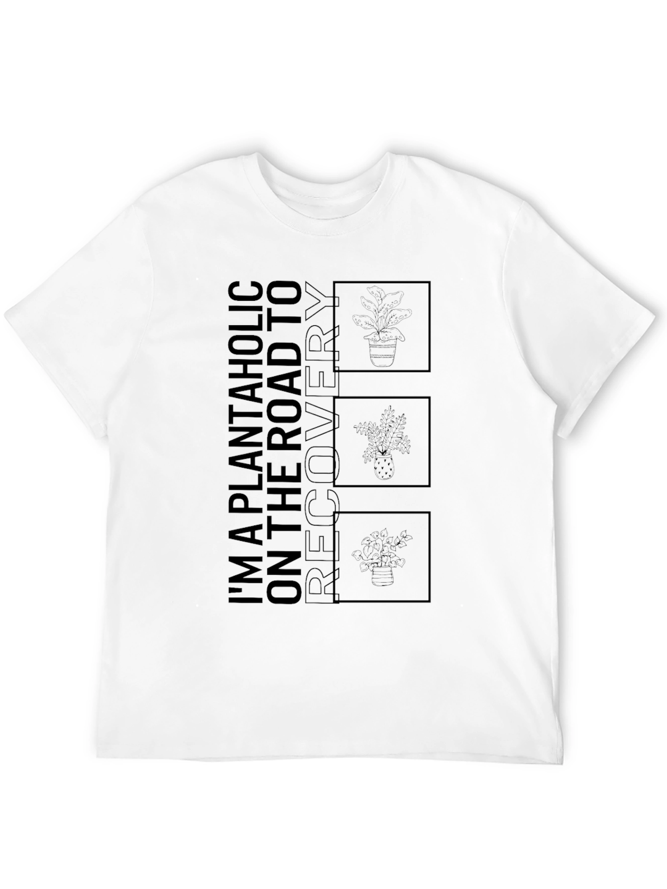 Plantaholic Recovery T-Shirt - Black