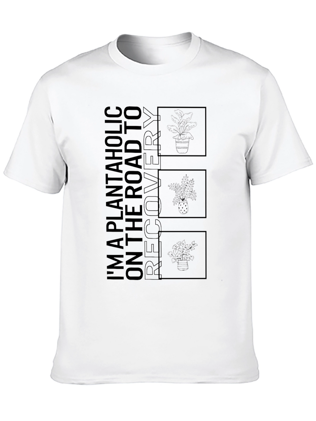 Plantaholic Recovery T-Shirt - Black