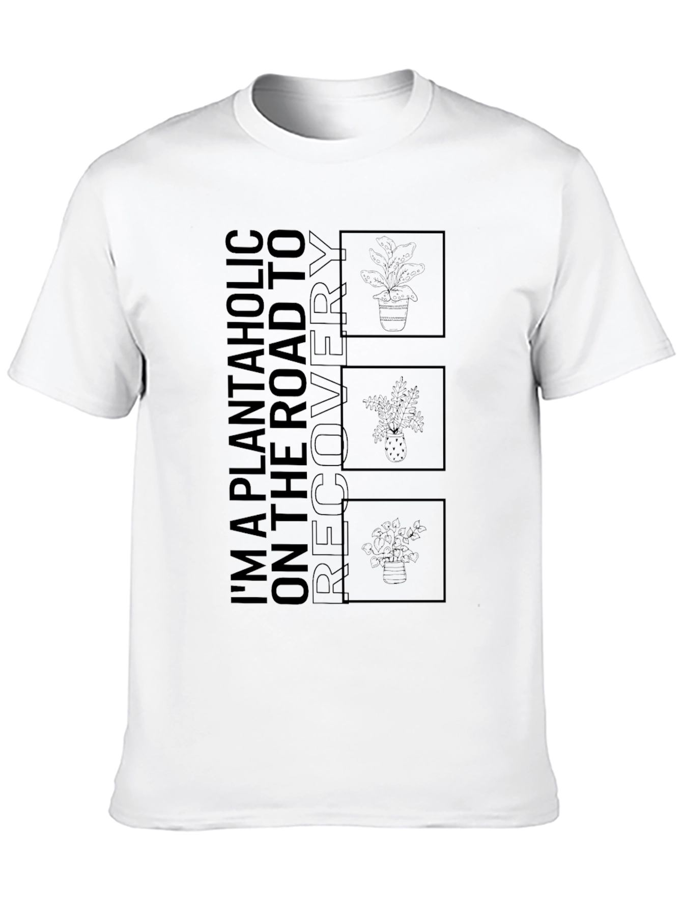 Plantaholic Recovery T-Shirt - Black