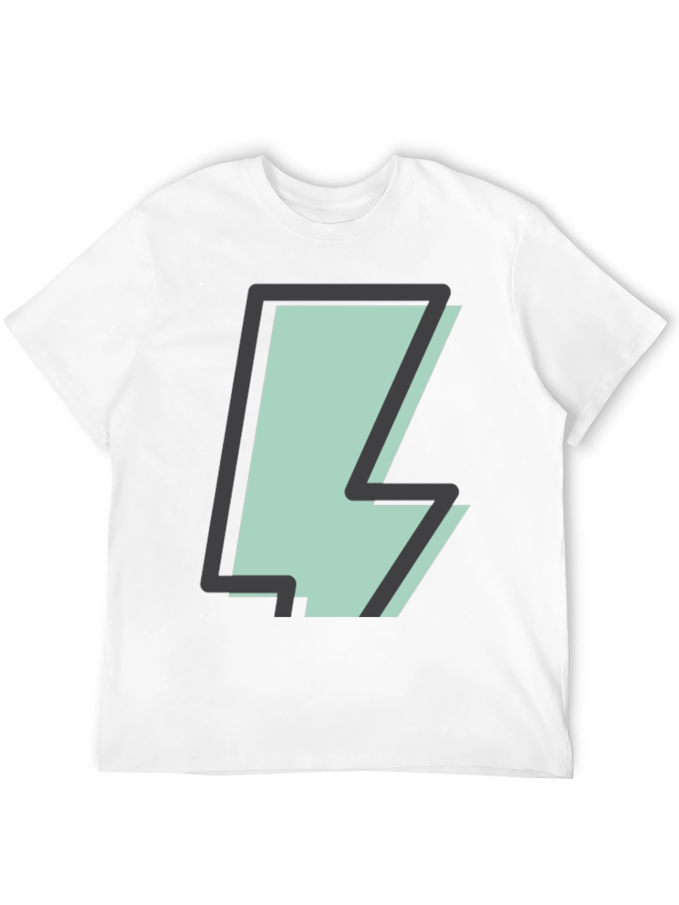 Lightning Bolt Graphic T-Shirt - Cool & Trendy