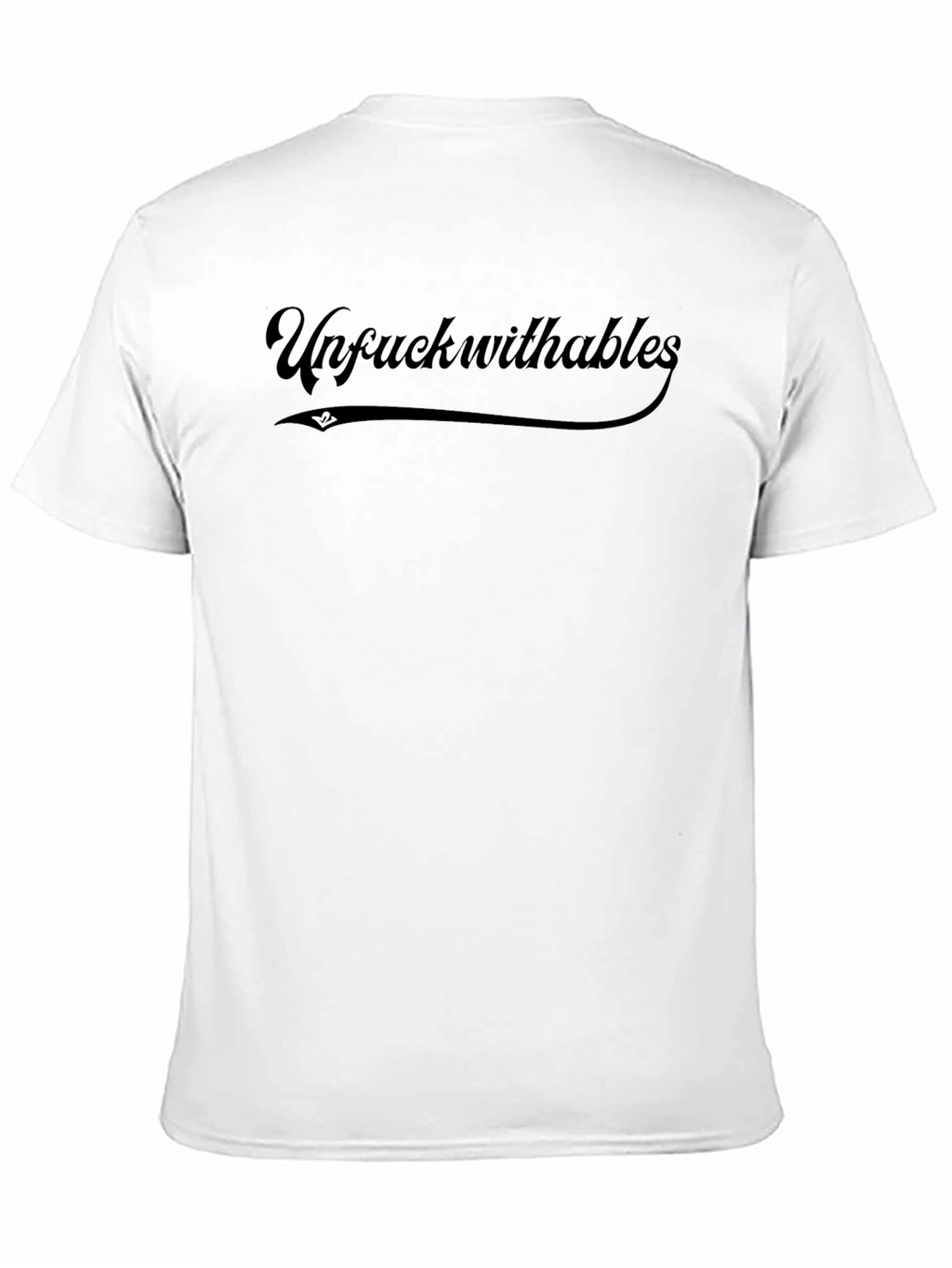 Unfuckwithables Graphic Print Tee - Black Cotton Blend