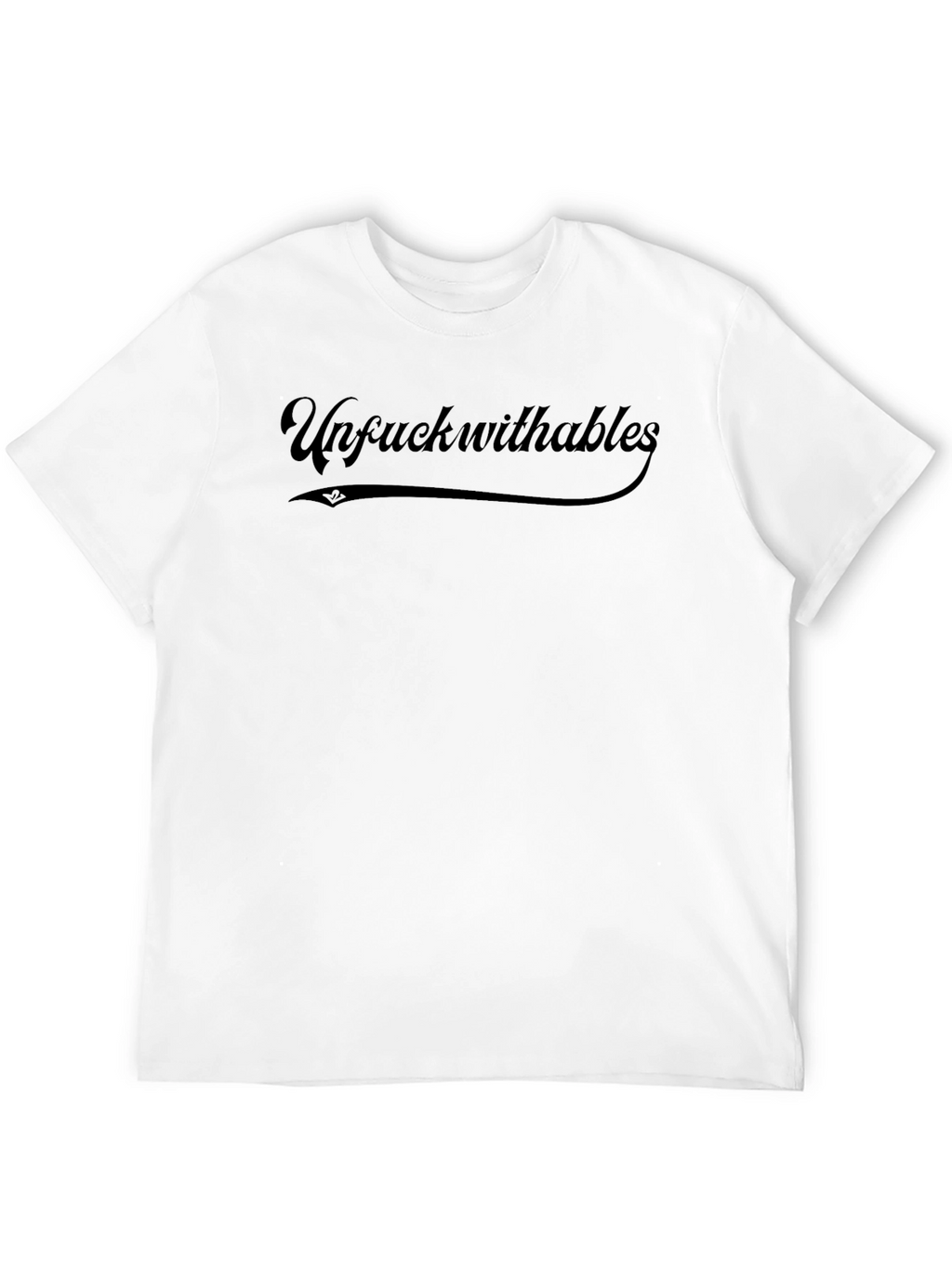 Unfuckwithables Graphic Print Tee - Black Cotton Blend