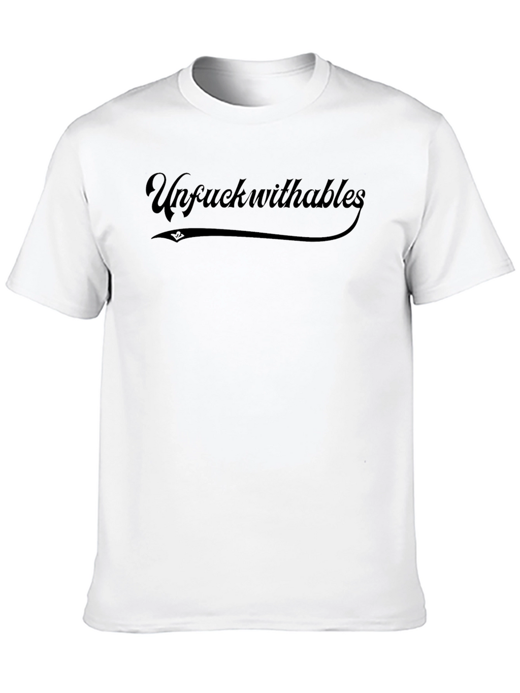 Unfuckwithables Graphic Print Tee - Black Cotton Blend