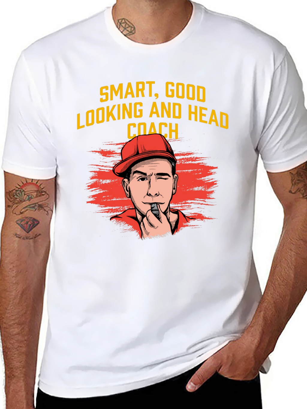 Smart Good Looking Head Coach Graphic T-Shirt