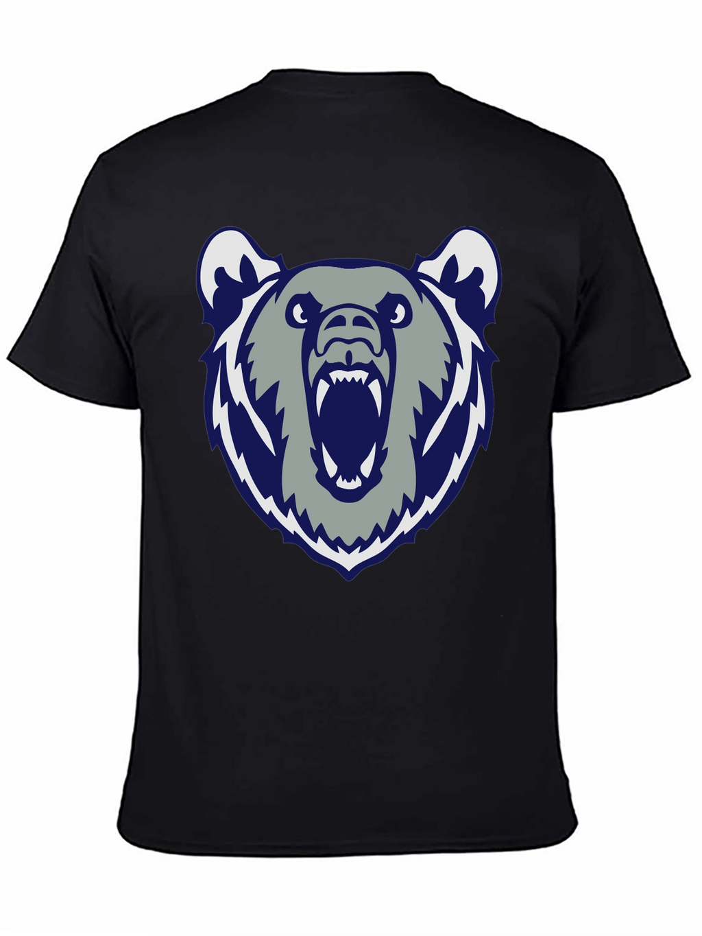 Mens Black Bear Graphic Tee