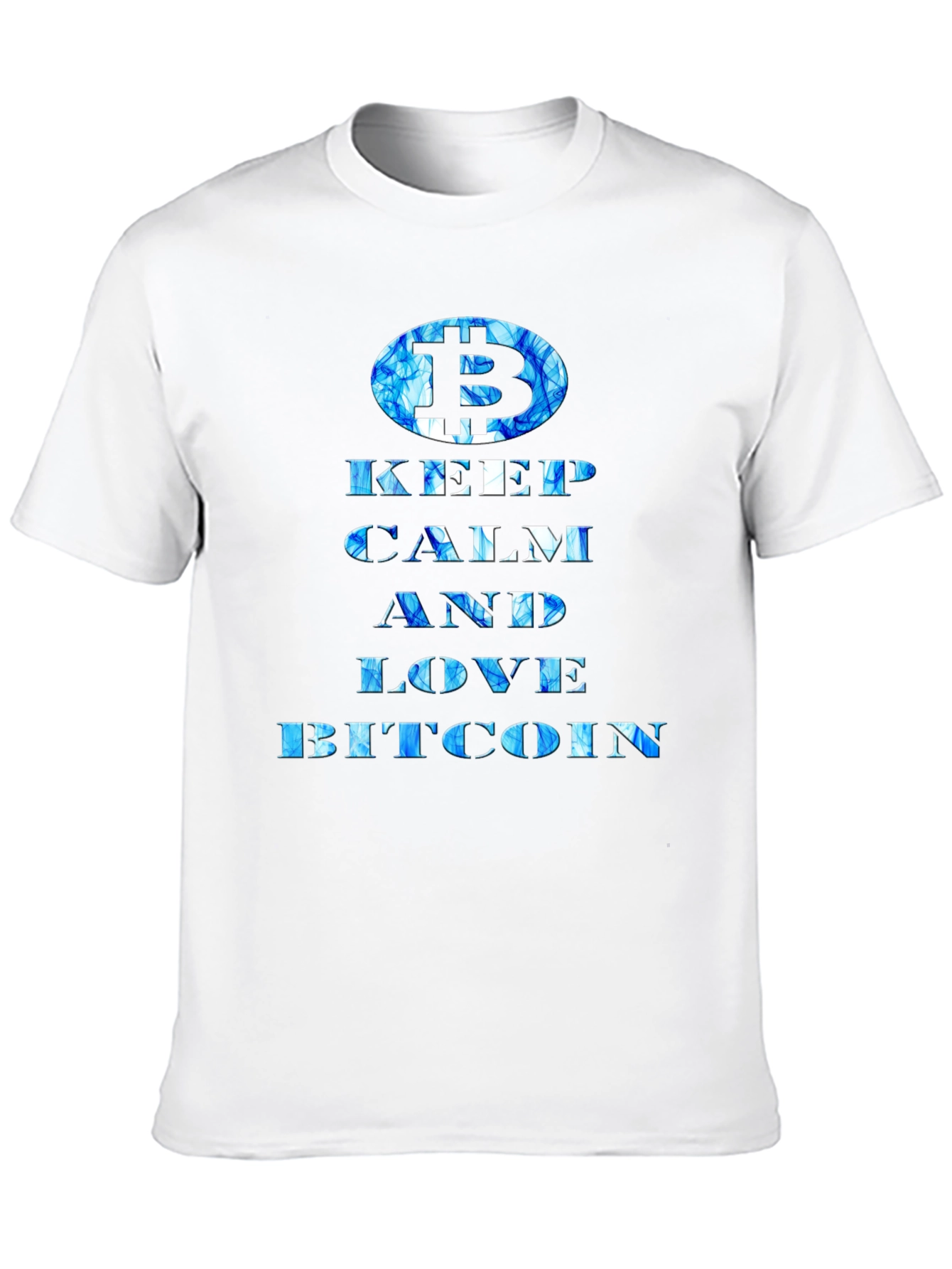 Keep Calm Love Bitcoin Black T-Shirt