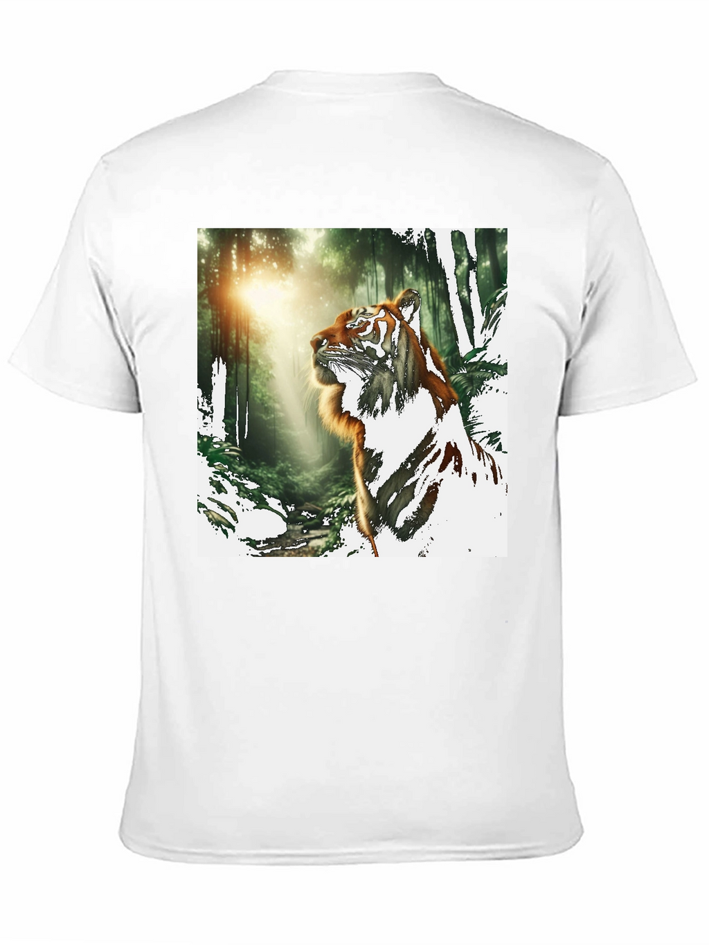 Tiger in Forest Graphic T-Shirt