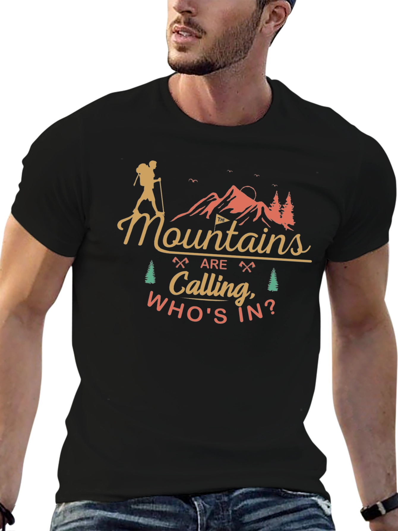 Mountains Calling Tee - Adventure Awaits