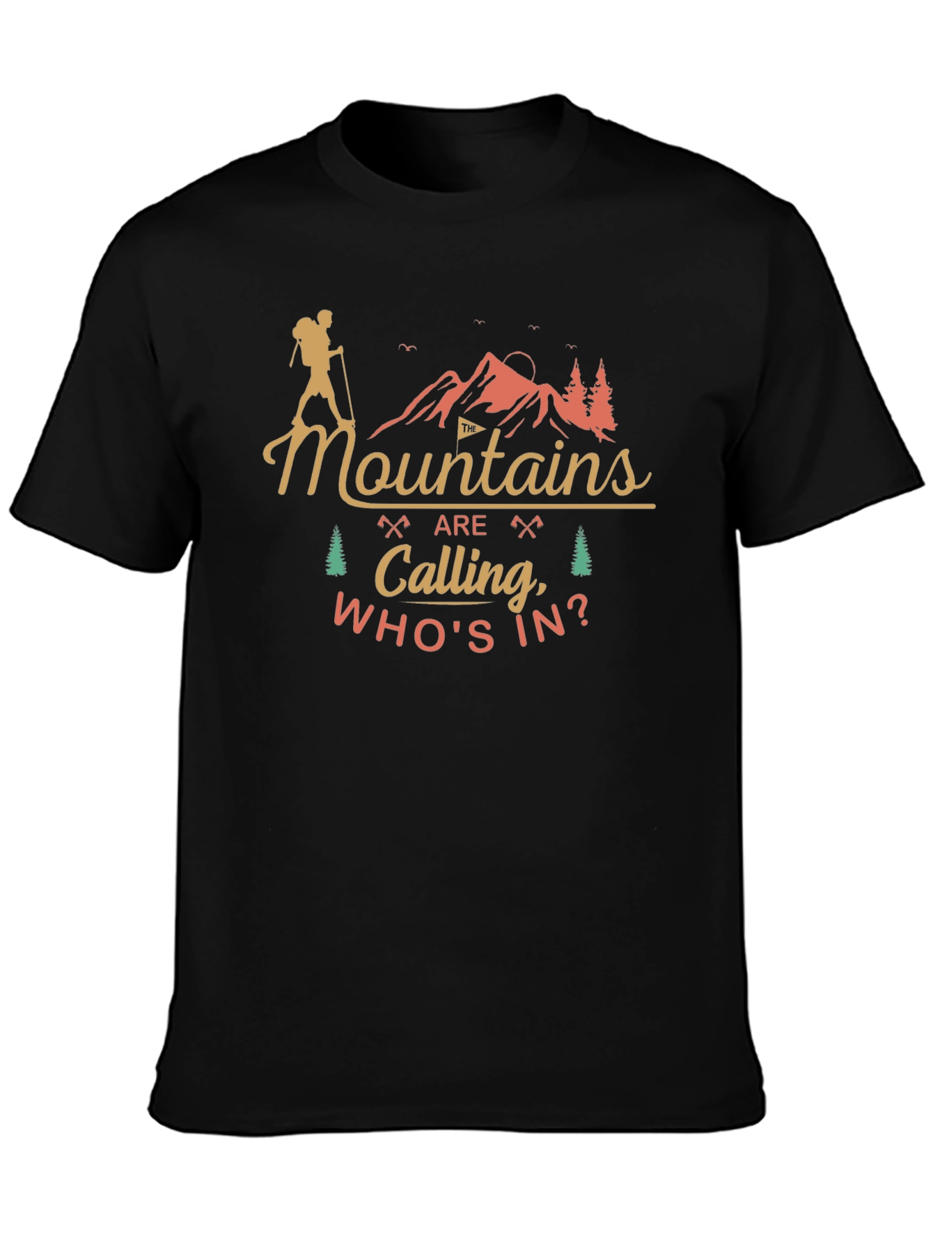 Mountains Calling Tee - Adventure Awaits