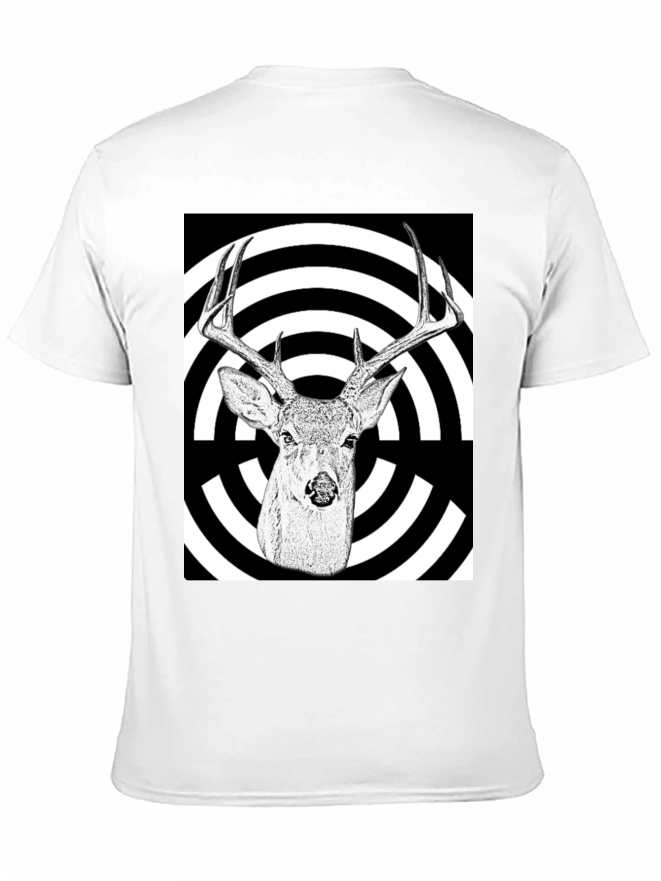 Deer Target T-Shirt - Black Graphic Tee