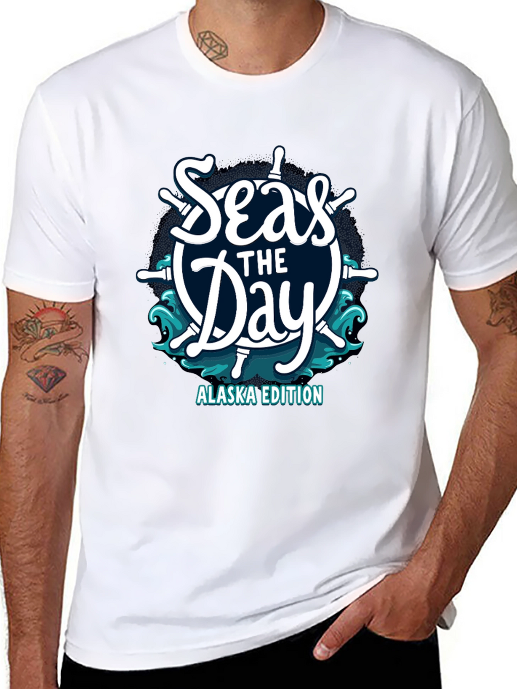 Seas the Day Alaska Edition T-Shirt