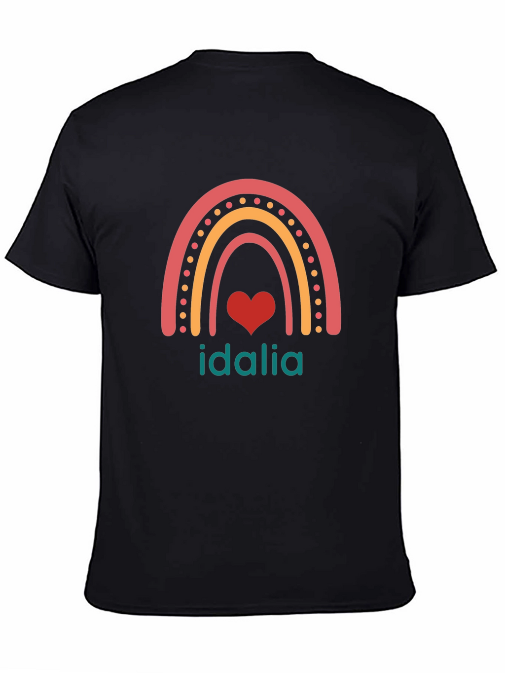 Idalia Rainbow Heart Graphic T-Shirt