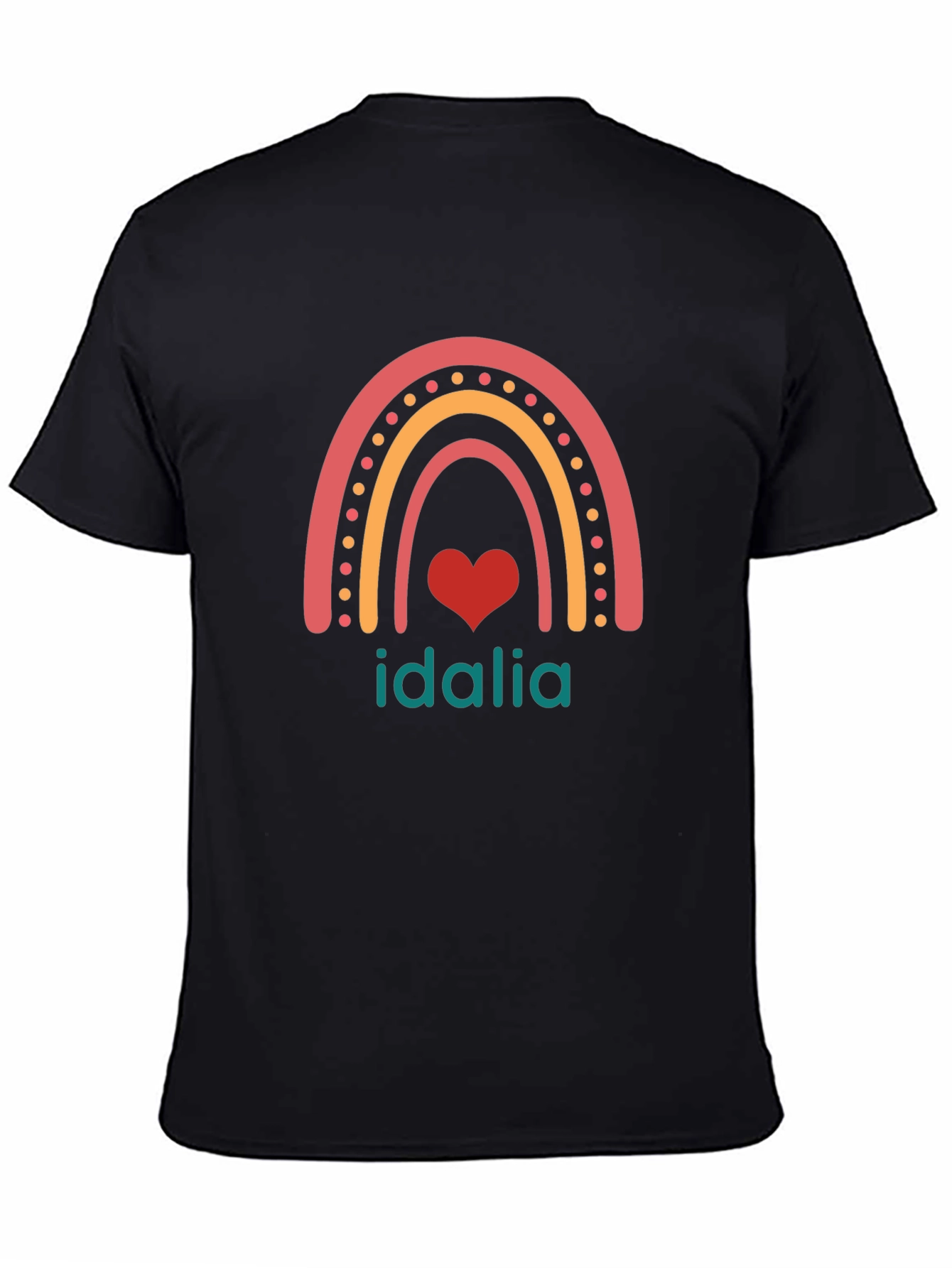 Idalia Rainbow Heart Graphic T-Shirt