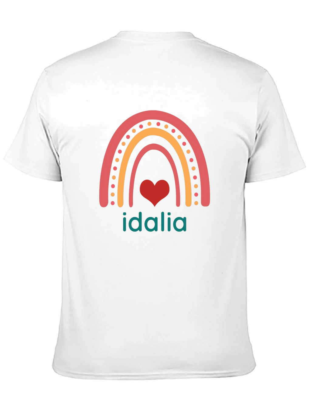 Idalia Rainbow Heart Graphic T-Shirt