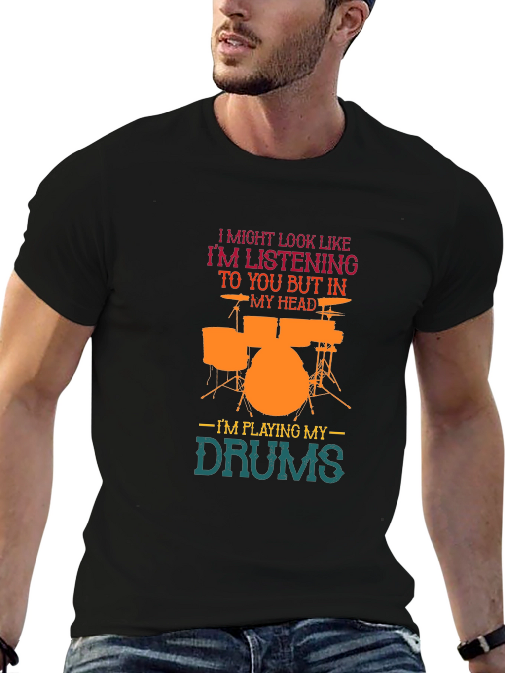 Drummer T-Shirt: Im Playing My Drums