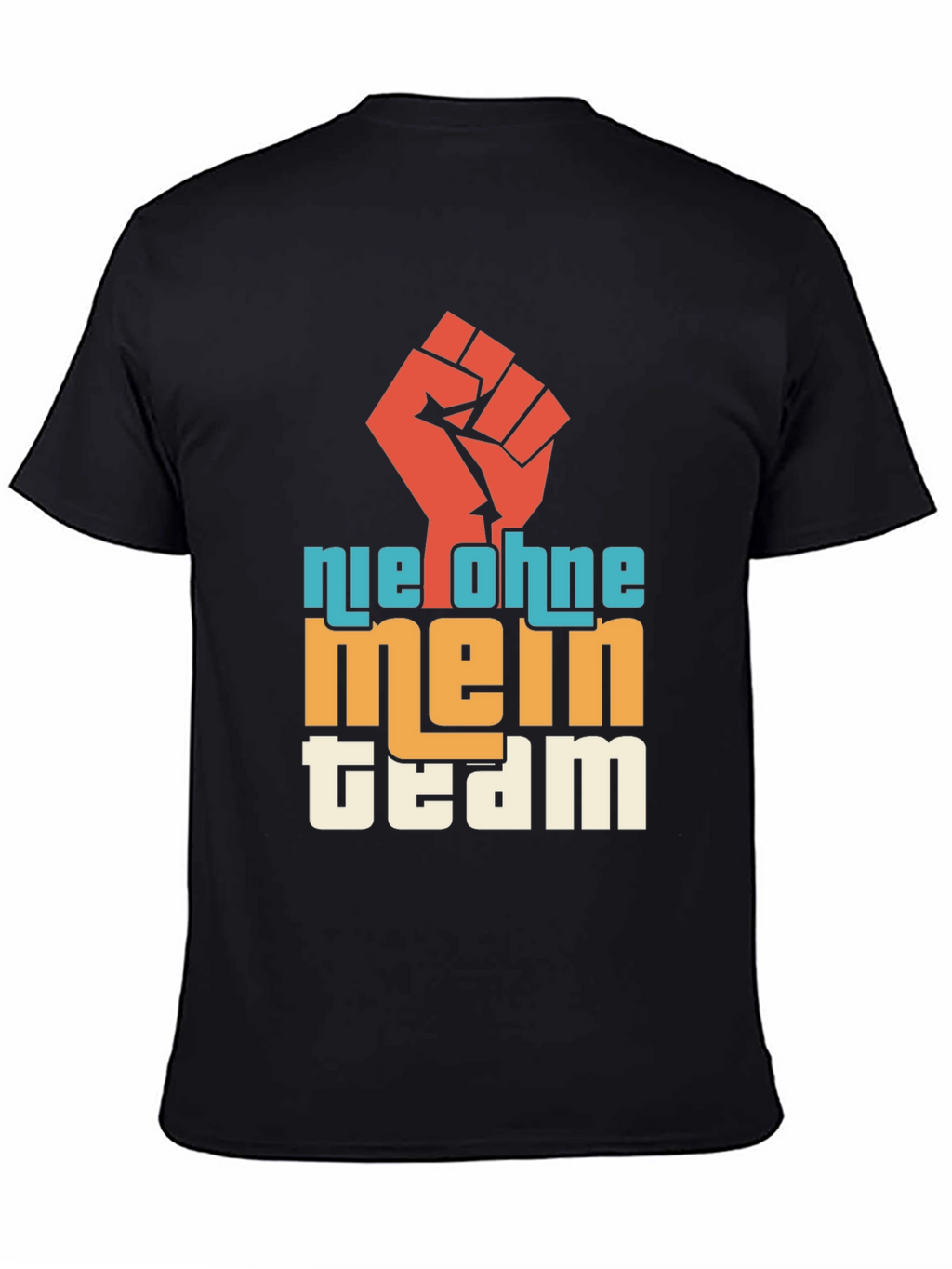 Nie Ohne Mein Team Graphic Tee - Black
