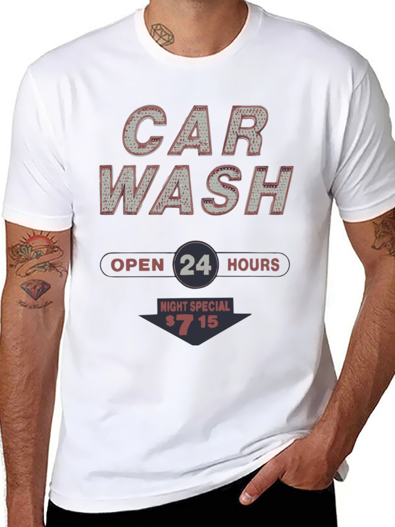 Car Wash Night Special Graphic Tee