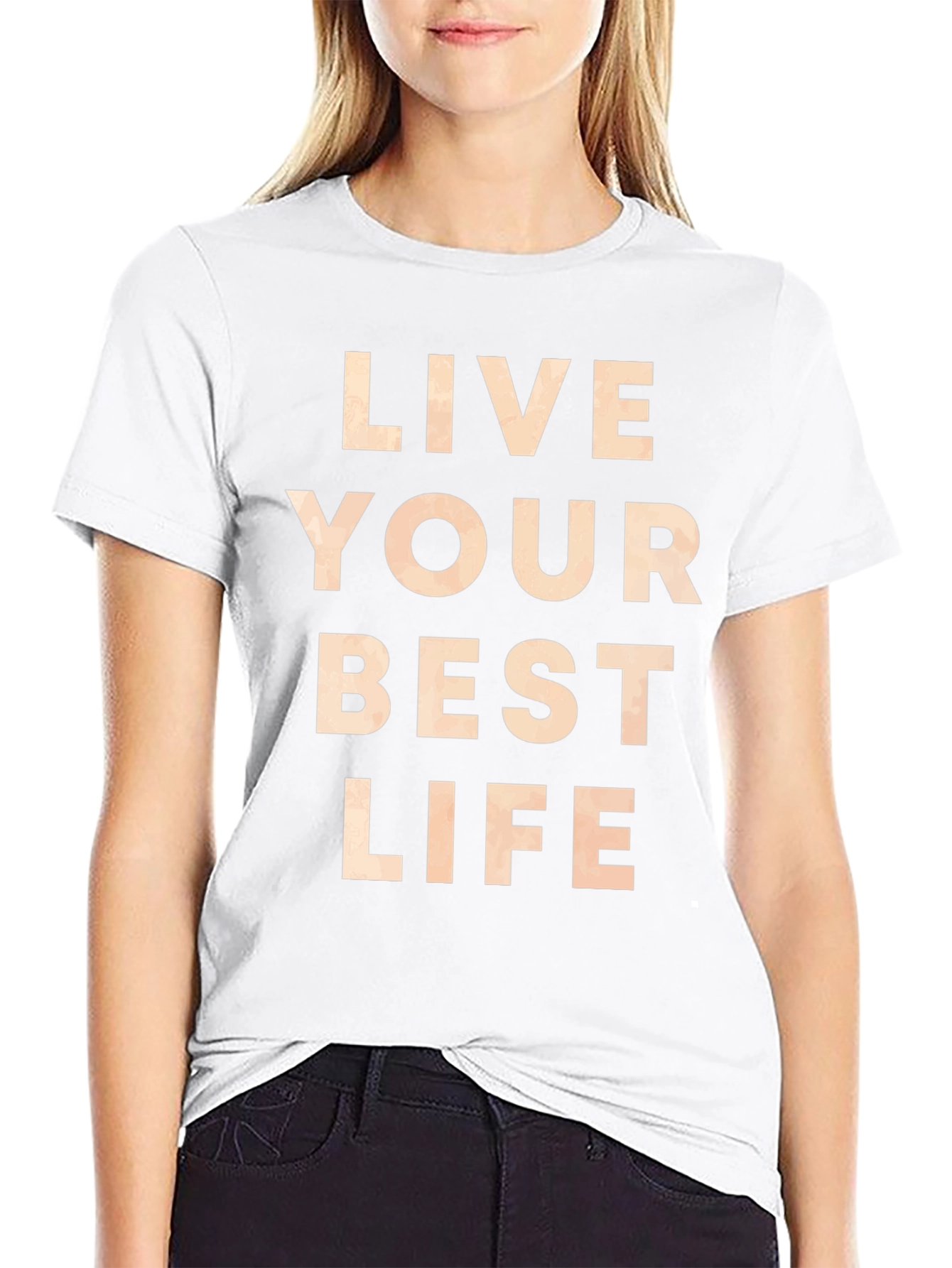 Live Your Best Life Black Graphic Tee