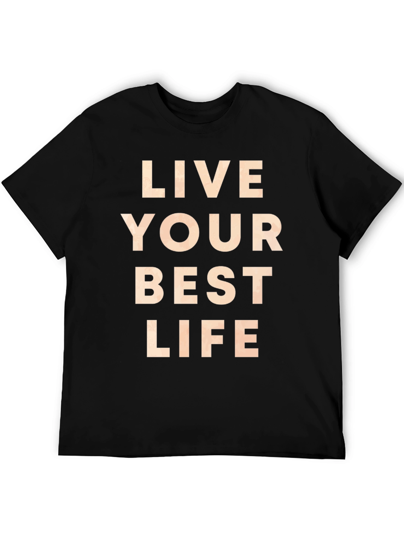 Live Your Best Life Black Graphic Tee