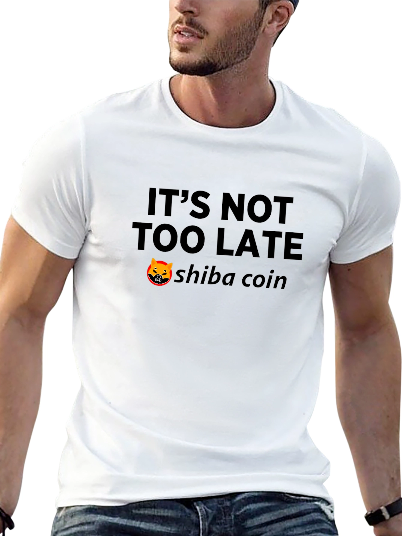 Shiba Coin Crypto T-Shirt - Its Not Too Late