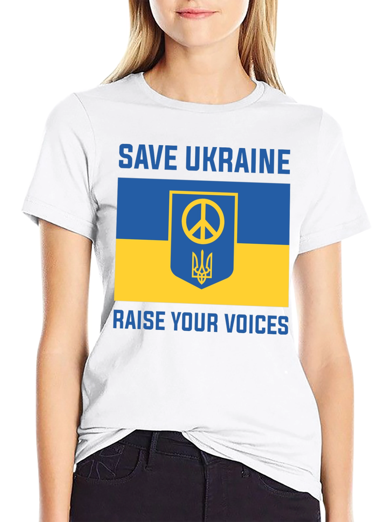 Save Ukraine T-Shirt - Raise Your Voices