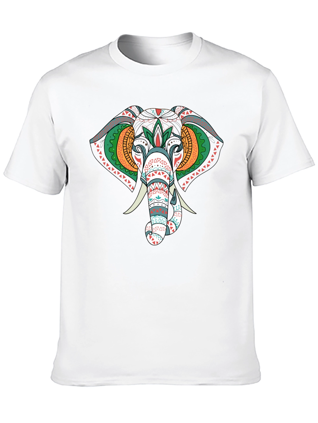 Elephant Graphic Black T-Shirt