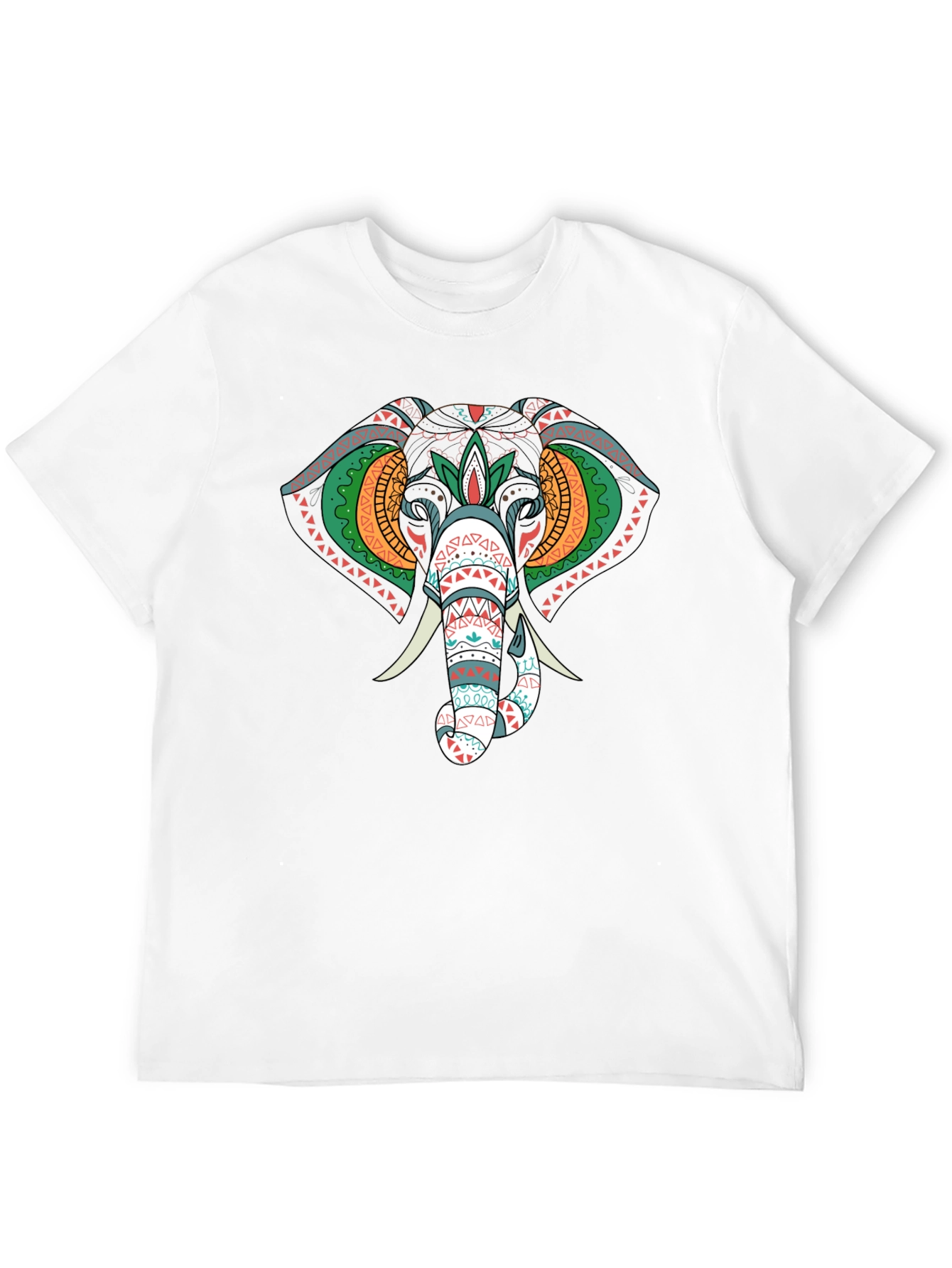 Elephant Graphic Black T-Shirt