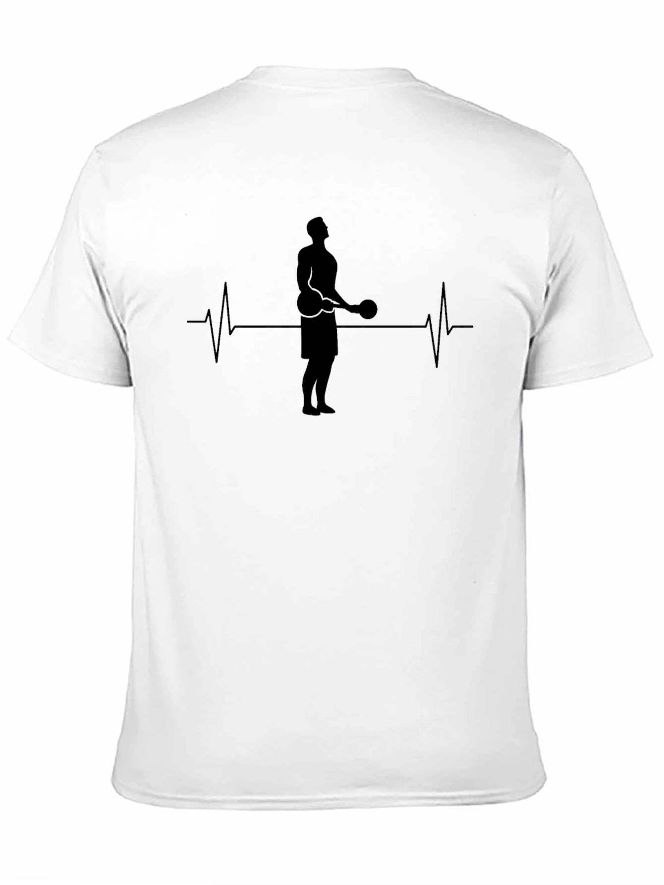 Weightlifter Heartbeat T-Shirt - Gym Lover Tee